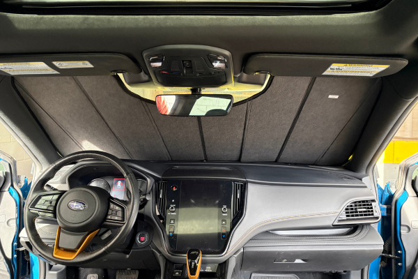 Parasole Auto Parabrezza, per Subaru Outback VI BT 2021-2024 Pieghevole Parasole Auto Copri Parabrezza per Auto Sole Protezione dai Raggi UV,A