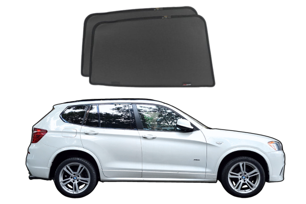 Genuine SNAPSHADES Car Rear Window Shades for BMW X3 2nd Gen F25 2011 2017