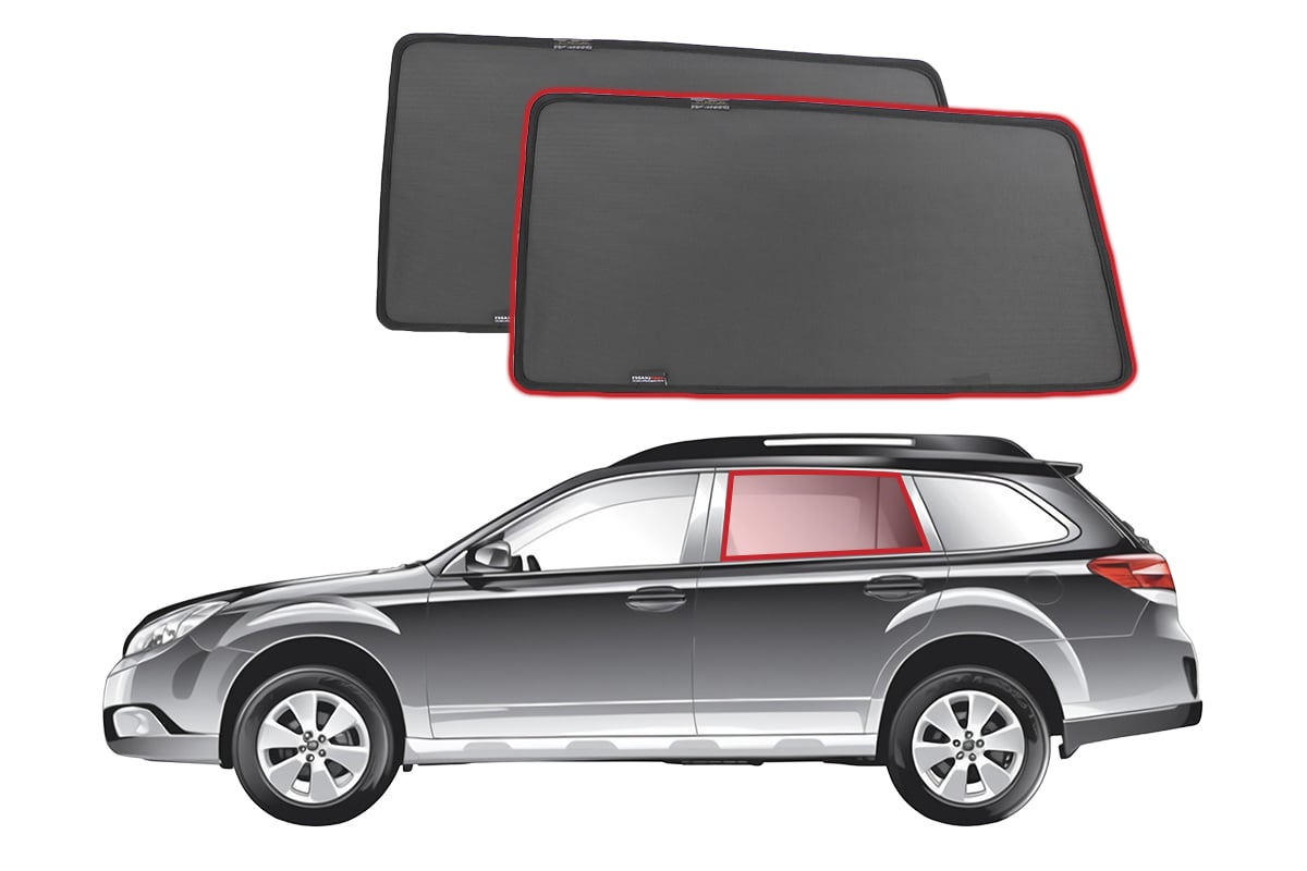 Subaru Outback 4th Gen Rear Door Car Window Sun Shades (2009-2014)