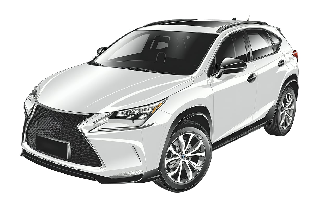 Lexus NX Car Window Sun Shades (AZ10 ;2014-2021) - Snap Shades