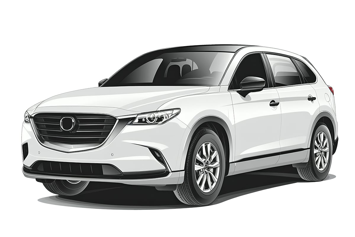 Mazda CX9 2nd Gen Car Window Sun Shades (2016-2023) - Snap Shades