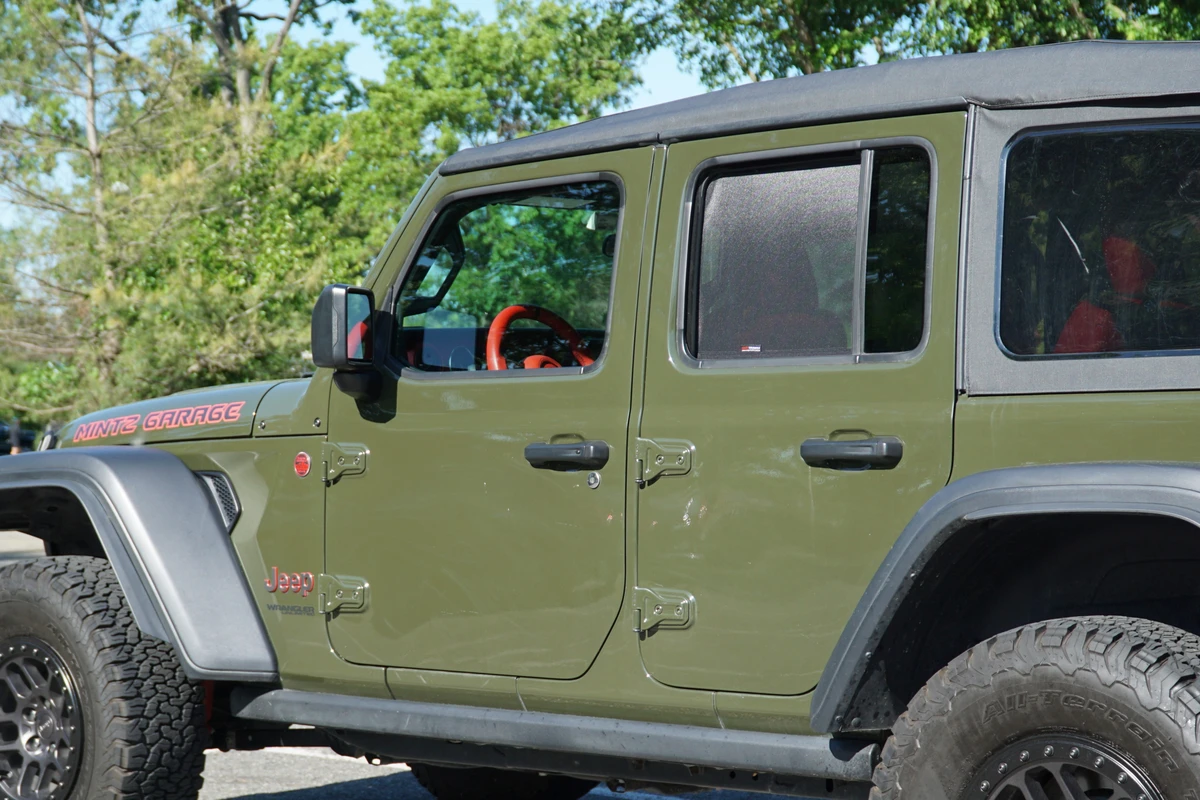 Jeep Wrangler JK Rear Door Car Window Sun Shades (2007-2018)