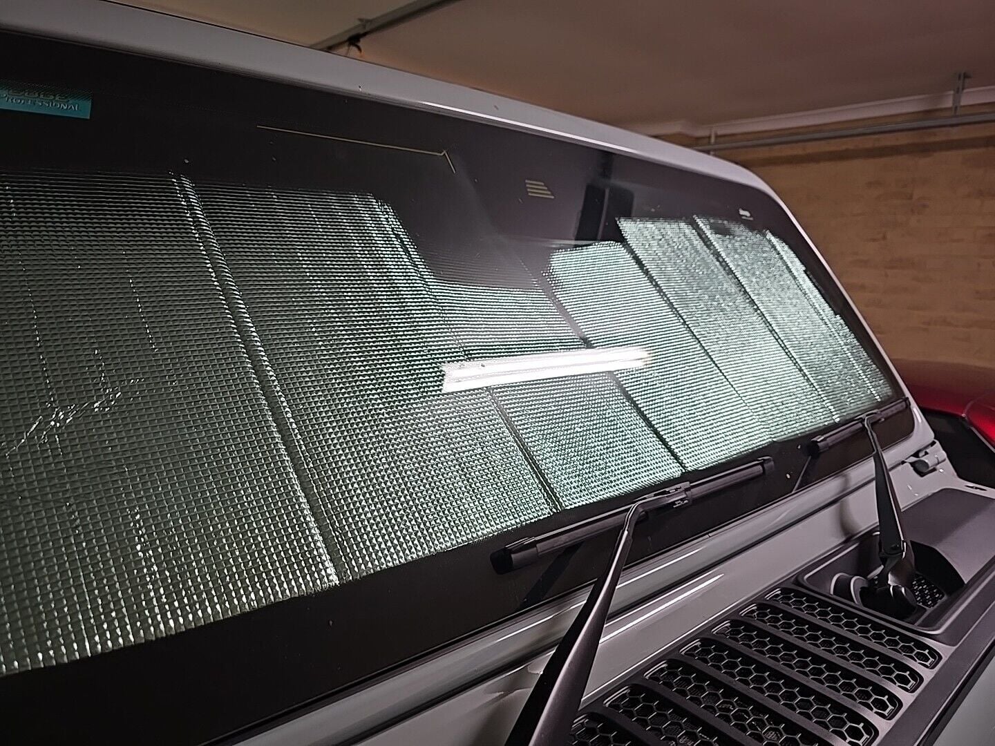 Jeep Wrangler Front Windscreen Sun Shades without RadarJL/JT; 2018-Present)