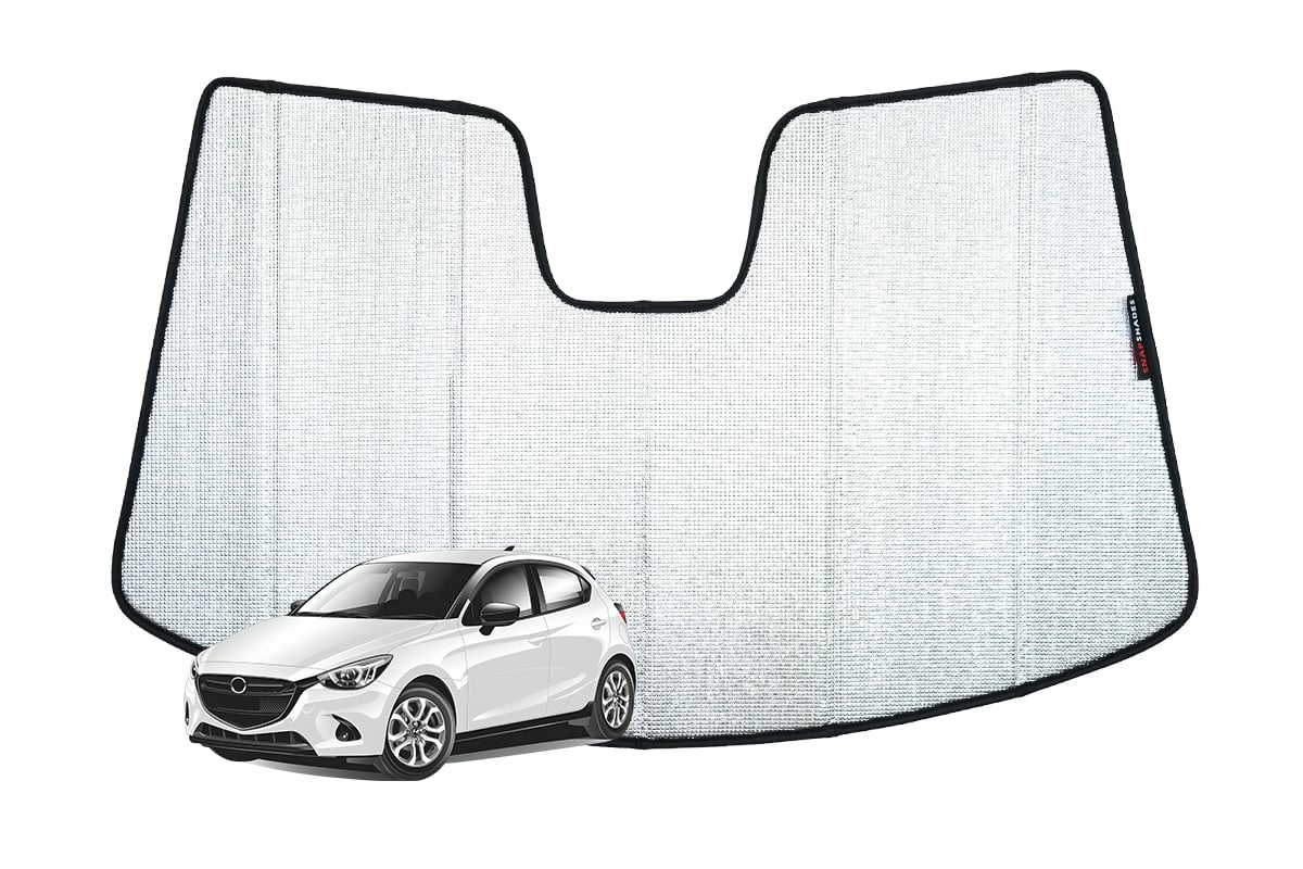 Mazda 2 Sedan/Hatchback 3rd Gen Front Windscreen Sun Shades (DJ/DL; 2014-Present)