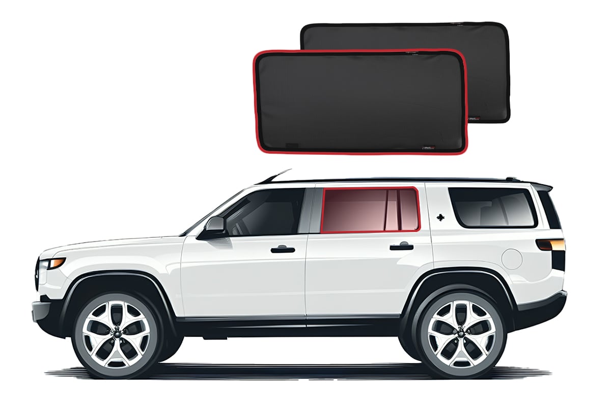 Toyota 4Runner Car Window Shades (2009-Present) | SNAP SHADES