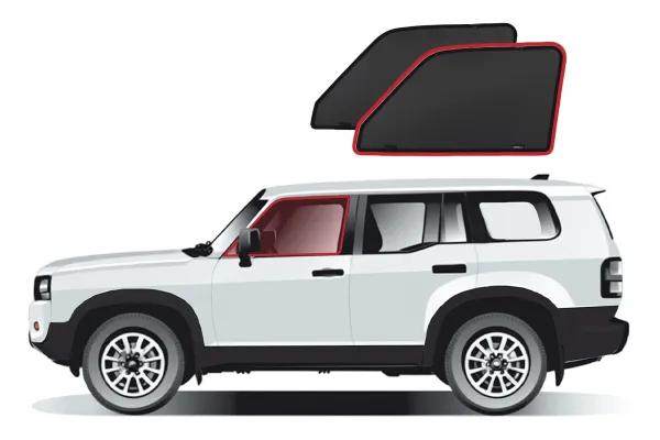 TOY080-4 TOY080-6 Toyota Land Cruiser Lexus GX J250 Front Door Snap Shades