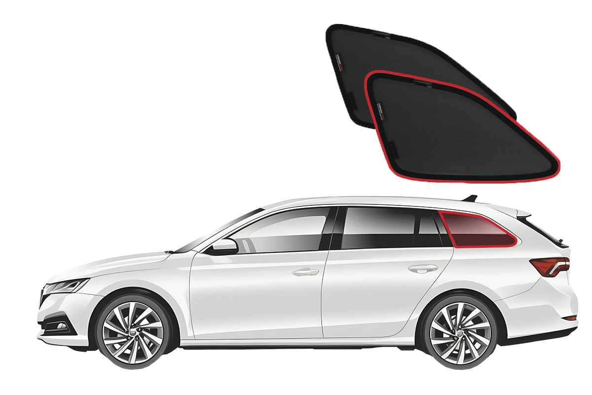 Skoda Octavia Wagon 4th Generation Port Window Shades (NX4; 2019-Present)