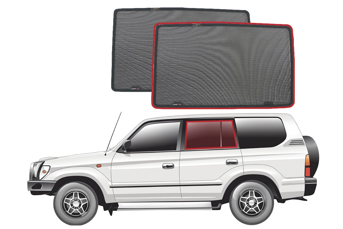 Toyota Land Cruiser Prado 90/95 Series Car Rear Window Shades (J90