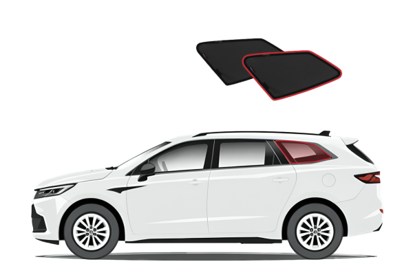BUI002-3 Buick Enclave 2nd Gen Port Window Snap Shades Graphic Side